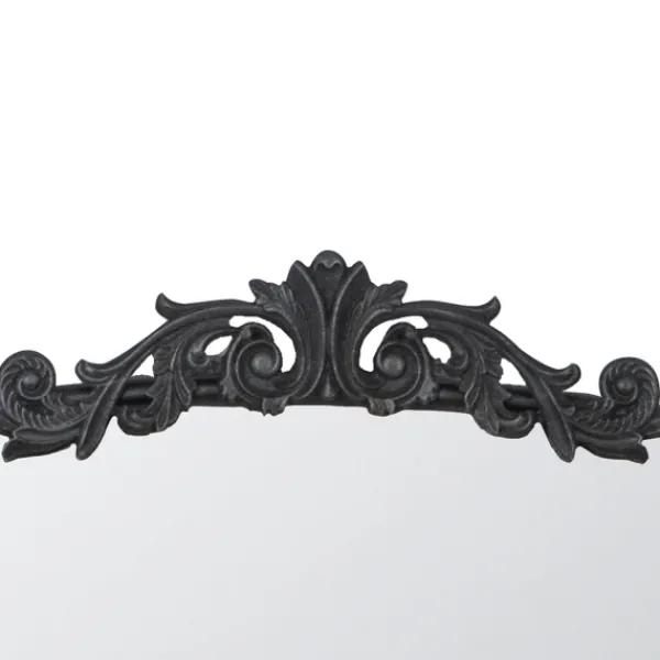 Decorative Mirrors-Kirkland's Home Black Floral Scroll Wall Mirror