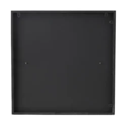 Wall Plaques-Kirkland's Home Black Frame Silver Abstract Lines Wall Plaque Black/Silver