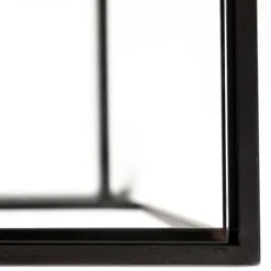 Accent & End Tables-Kirkland's Home Black Geometric Nesting Accent Tables, Set Of 2