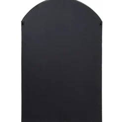 Decorative Mirrors-Kirkland's Home Black Iron Arched Windowpane Mirror