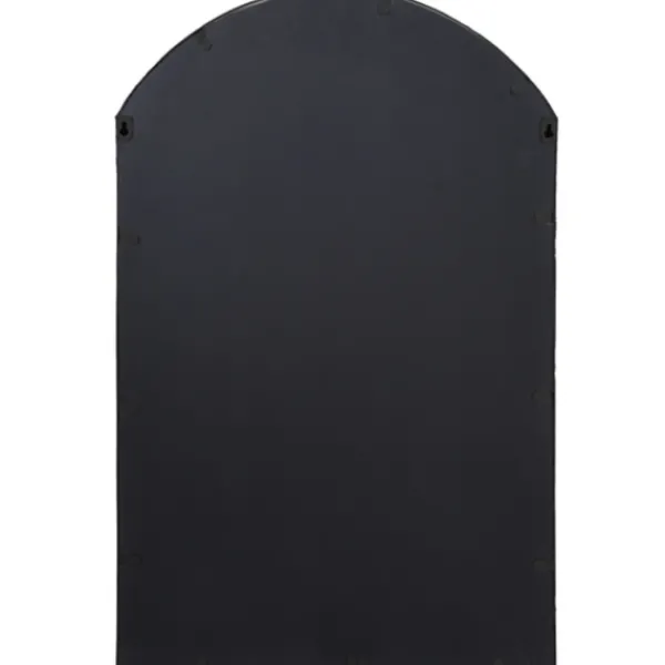 Decorative Mirrors-Kirkland's Home Black Iron Arched Windowpane Mirror