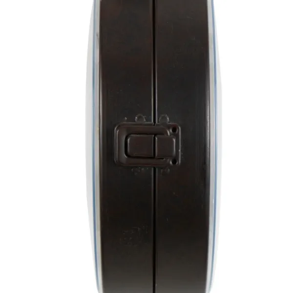 Clocks-Kirkland's Home Black Iron Double Sided Scroll Wall Clock