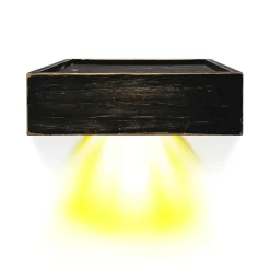 Shelves-Kirkland's Home Black Led Floating Shelf With Remote, 7 In.