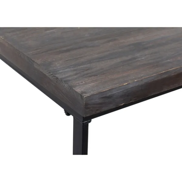 Console Tables-Kirkland's Home Black Metal And Wood Contemporary Console Table Black/Gray