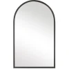 Decorative Mirrors-Kirkland's Home Black Metal Arch Frame Wall Mirror