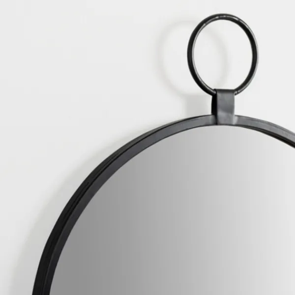 Decorative Mirrors-Kirkland's Home Black Metal Arched Wall Mirror