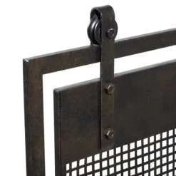 Fireplace Accessories-Kirkland's Home Black Metal Mesh Fireplace Screen