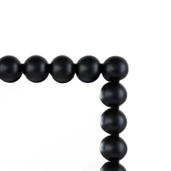Decorative Mirrors-Kirkland's Home Black Metal Rectangle Beaded Wall Mirror
