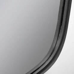 Decorative Mirrors-Kirkland's Home Black Metal Rectangular Wall Mirror, 18X31.5 In.