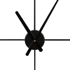 Clocks-Kirkland's Home Black Metal Willet Wall Clock