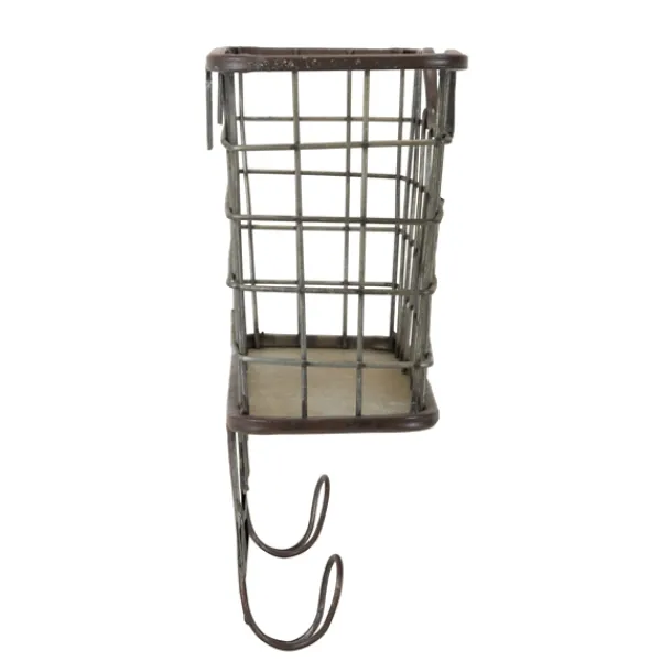 Wall Storage-Kirkland's Home Black Metal Wire Mail Wall Pocket