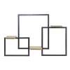 Shelves-Kirkland's Home Black Modern Geometric Wall Shelves