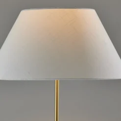 Floor Lamps-Kirkland's Home Black Modern Tripod Metal Floor Lamp White