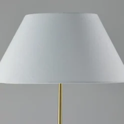 Floor Lamps-Kirkland's Home Black Modern Tripod Metal Floor Lamp White