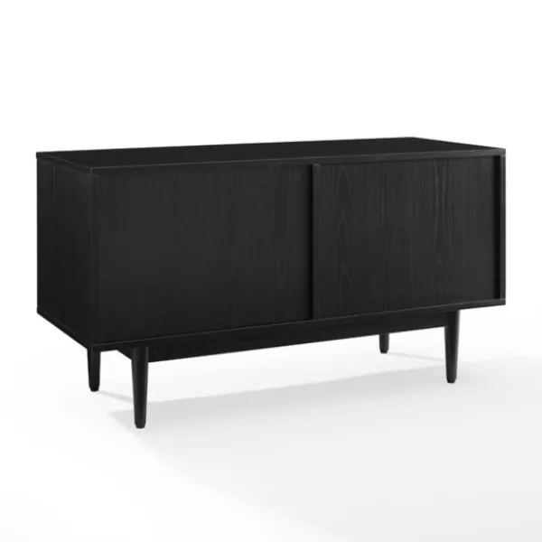 Console Tables-Kirkland's Home Black Modern Wood Console Table, 40 In.