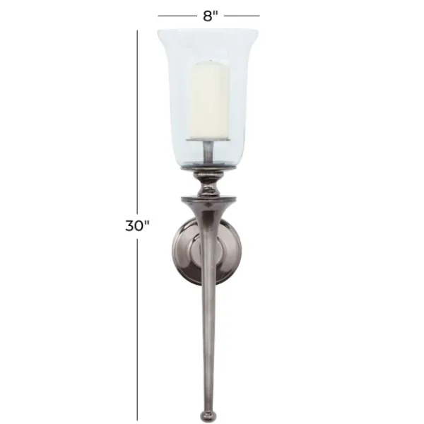 Sconces-Kirkland's Home Black Nickel Bell Sconce