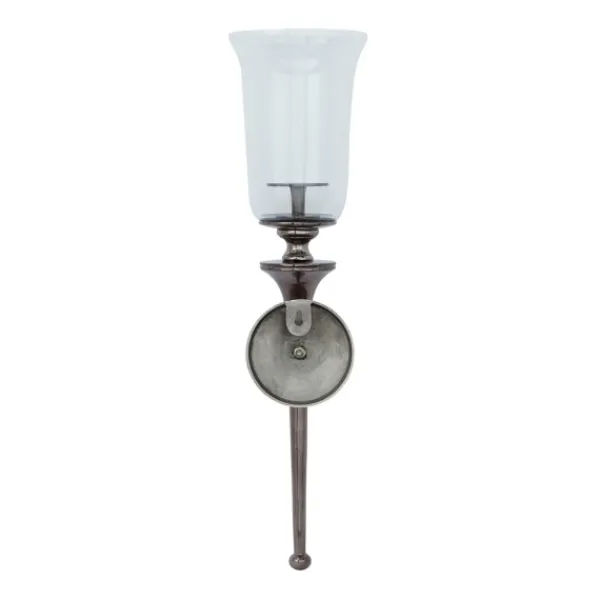 Sconces-Kirkland's Home Black Nickel Bell Sconce