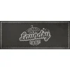 Kitchen & Floor Mats-Kirkland's Home Black Retro Wash And Fold Floor Mat, 24X60 Black/White