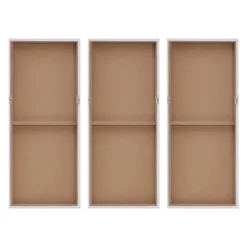 Canvas Art-Kirkland's Home Black Rock Stone Canvas Art Prints, Set Of 3 Gray