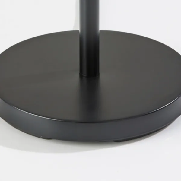 Floor Lamps-Kirkland's Home Black Slim Hourglass Floor Lamp Black/Gray