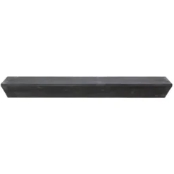 Shelves-Kirkland's Home Black Wedge Wood Large Floating Shelf