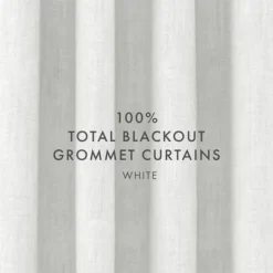 Curtains & Drapes-Kirkland's Home Blackout Curtains, 84 In. White