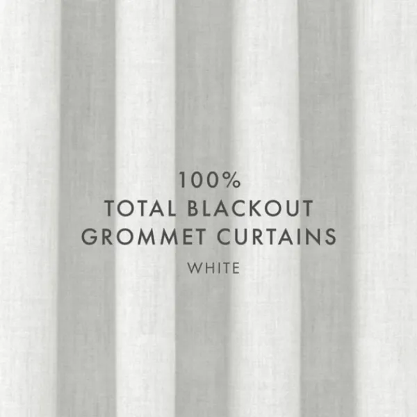 Curtains & Drapes-Kirkland's Home Blackout Curtains, 84 In. White