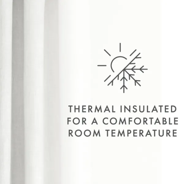 Curtains & Drapes-Kirkland's Home Blackout Curtains, 84 In. White
