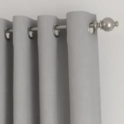 Curtains & Drapes-Kirkland's Home Blackout Curtains, 84 In. Gray