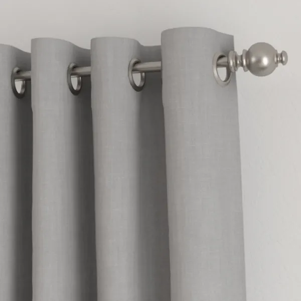 Curtains & Drapes-Kirkland's Home Blackout Curtains, 84 In. Gray