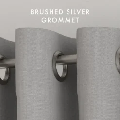 Curtains & Drapes-Kirkland's Home Blackout Curtains, 84 In. Gray