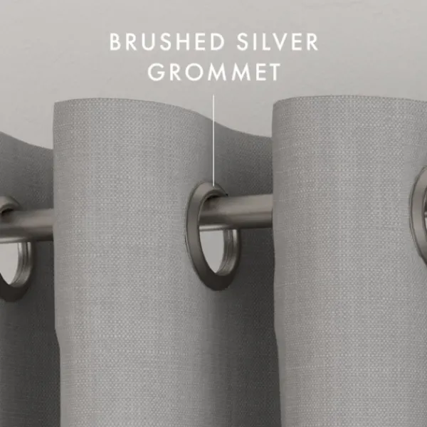 Curtains & Drapes-Kirkland's Home Blackout Curtains, 84 In. Gray