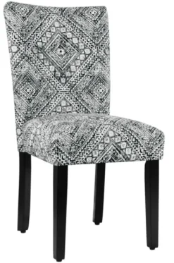 Dining Chairs-Kirkland's Home Blair Chinle Velvet Dining Chairs, Set Of 2 Black/White