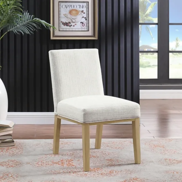 Dining Chairs-Kirkland's Home Blair Stain Proof Dining Chair White
