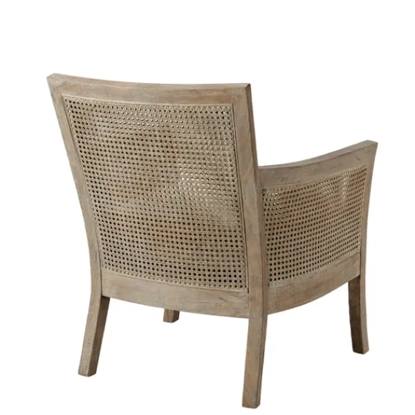 Accent Chairs-Kirkland's Home Blake Cane Back Accent Chair Tan