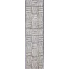 Outdoor Rugs-Kirkland's Home Blake Gray Cube Indoor/Outdoor Runner, 1X7 Gray/White