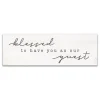 Wall Quotes & Signs-Kirkland's Home Blessed To Have You Canvas Wall Plaque White/Gray