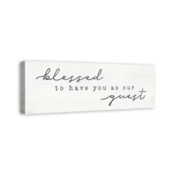 Wall Quotes & Signs-Kirkland's Home Blessed To Have You Canvas Wall Plaque White/Gray
