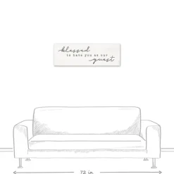 Wall Quotes & Signs-Kirkland's Home Blessed To Have You Canvas Wall Plaque White/Gray