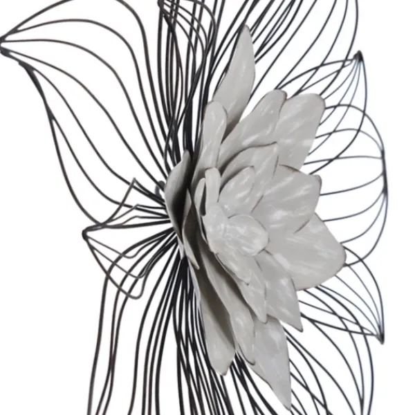 Wall Plaques-Kirkland's Home Blossom Metal Wall Plaques, Set Of 3 White