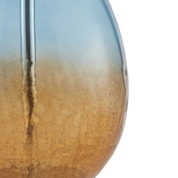 Table Lamps-Kirkland's Home Blue And Amber Glass Table Lamps, Set Of 2 White