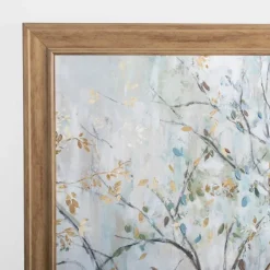 Framed Art-Kirkland's Home Blue And Gold Treetops Framed Art Print Blue/White/Gold