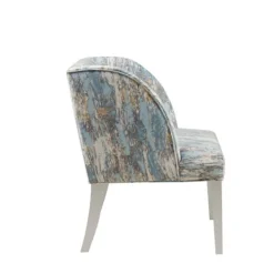 Accent Chairs-Kirkland's Home Blue And Gray Abstract Wingback Accent Chair Blue/Gray