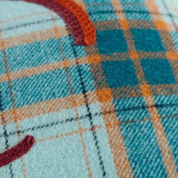 Pillows-Kirkland's Home Blue And Orange Plaid Harvest Lumbar Pillow Blue/Orange