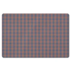 Kitchen & Floor Mats-Kirkland's Home Blue And Orange Plaid Kitchen Mat Blue/Orange