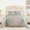 Quilts-Kirkland's Home Blue And Rose Patchwork King 3-Pc. Quilt Set Blue/Pink