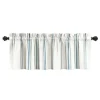 Curtains & Drapes-Kirkland's Home Blue And White Farmhouse Stripe Valance White/Blue