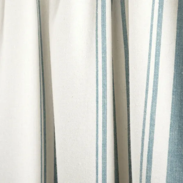 Curtains & Drapes-Kirkland's Home Blue And White Farmhouse Stripe Valance White/Blue