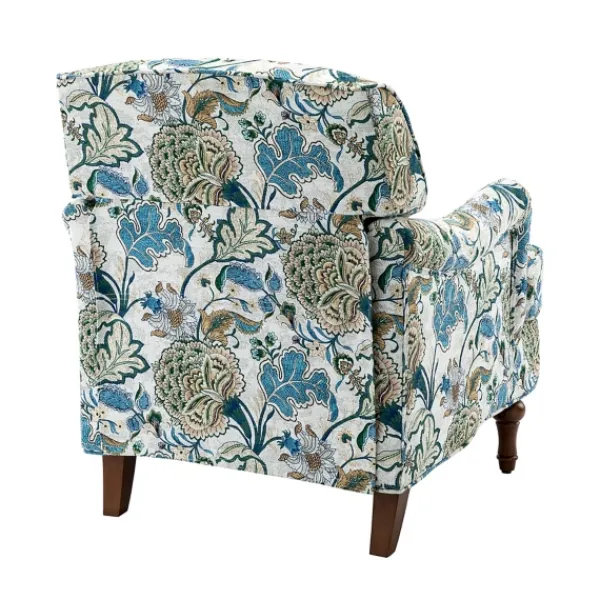 Accent Chairs-Kirkland's Home Blue And White Floral Classic Accent Chair Blue/White