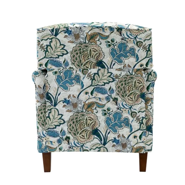 Accent Chairs-Kirkland's Home Blue And White Floral Classic Accent Chair Blue/White